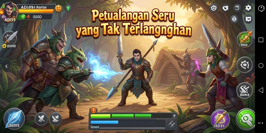 Gameplay ADI99 yang seru dan penuh petualangan.