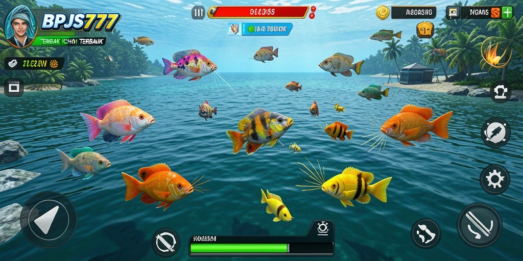 Tampilan gameplay BPJS777 yang penuh aksi Tembak Ikan.