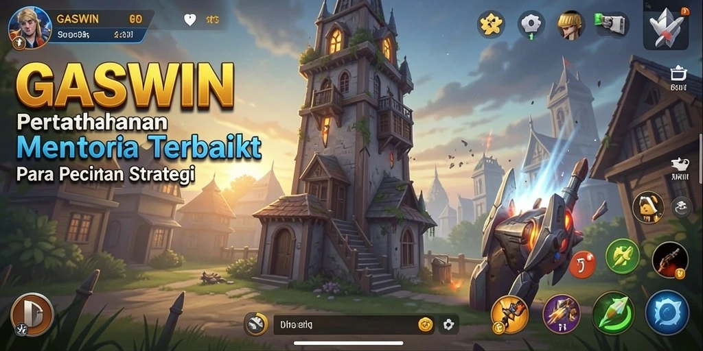 Gameplay menara pertahanan yang intens dan seru.