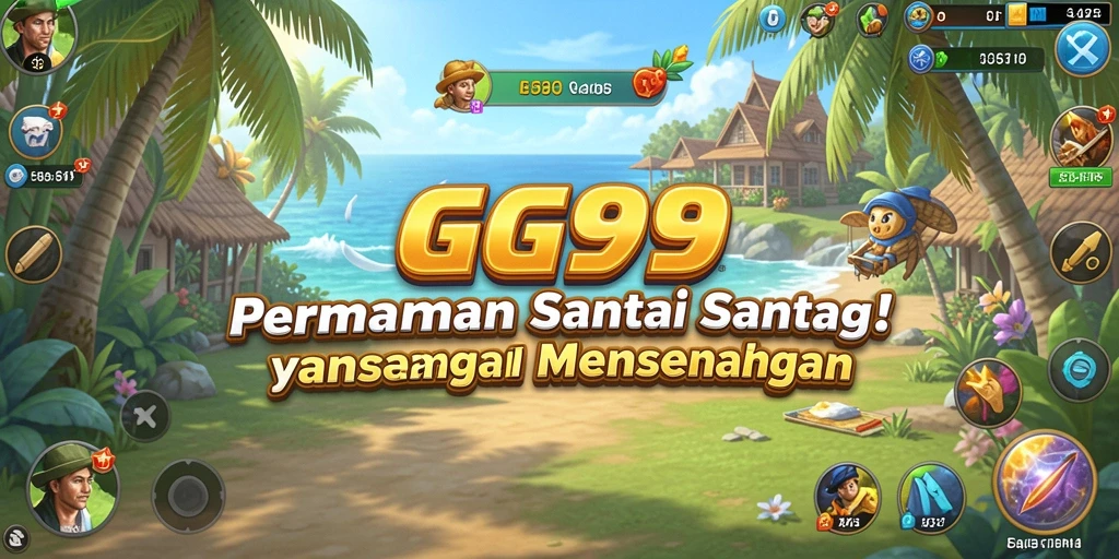 Screenshot utama GG999 menampilkan gameplay menarik dan warna-warni.