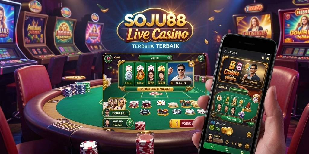 Screenshot gameplay Live Casino menarik di SOJU88.