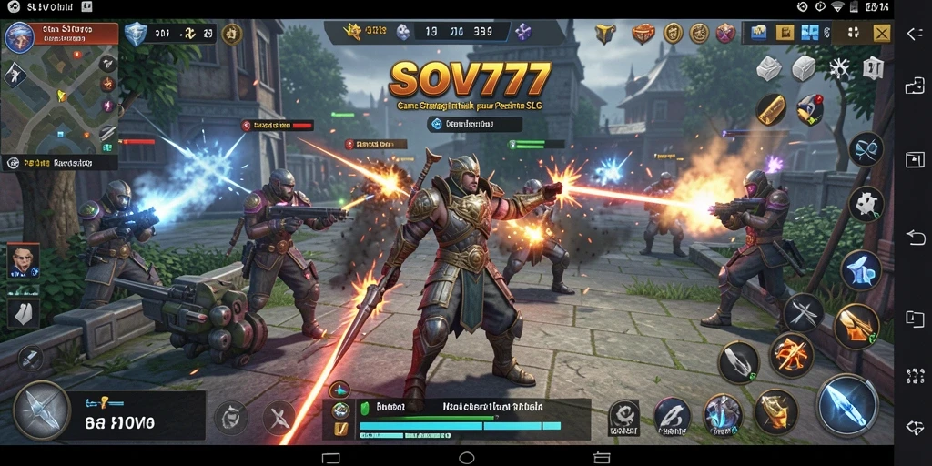 Tampilan gameplay SOV777 yang menegangkan dan strategis.