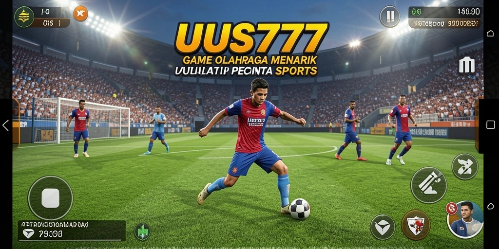 Screenshot UUS777 menampilkan aksi seru dalam pertandingan olahraga.